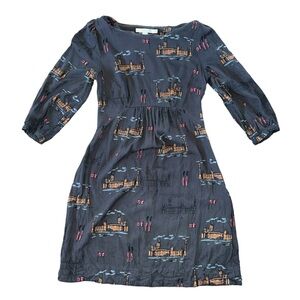 Boden London Cityscape Dress | Size 4